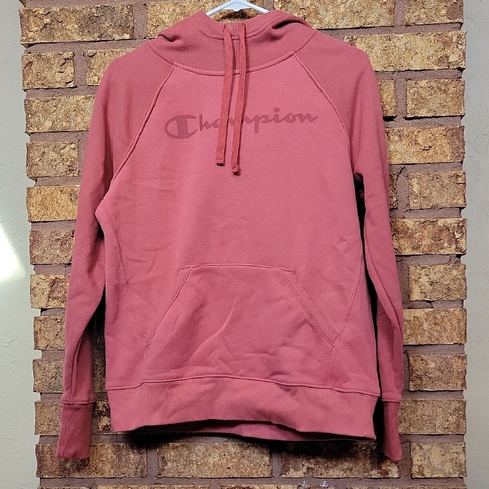 Champion Women's Rose Cowl Neck Pullover Hoodie Size Small